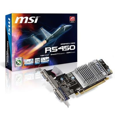 placa de video msi amd radeon r5450 1gb 64 bit gddr3 r5450-m