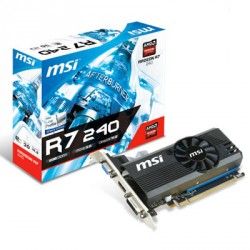 placa de video msi amd radeon r7 240 2gb ddr3 r7 240 2gd3 lp