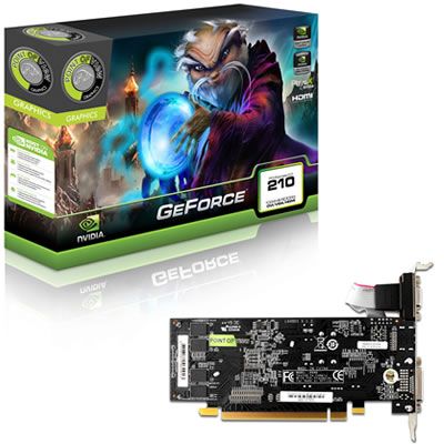 placa de video point of view geforce gt210 1gb gddr3 nvidia