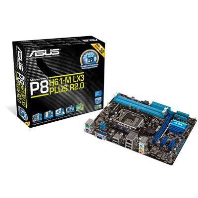 placa mae asus p8h61-m lx3/br r2.0 s/v/r lga1155 i3/i5/i7 2x