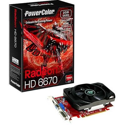 placa de video power color amd radeon hd6670 2gb gddr3 128bi